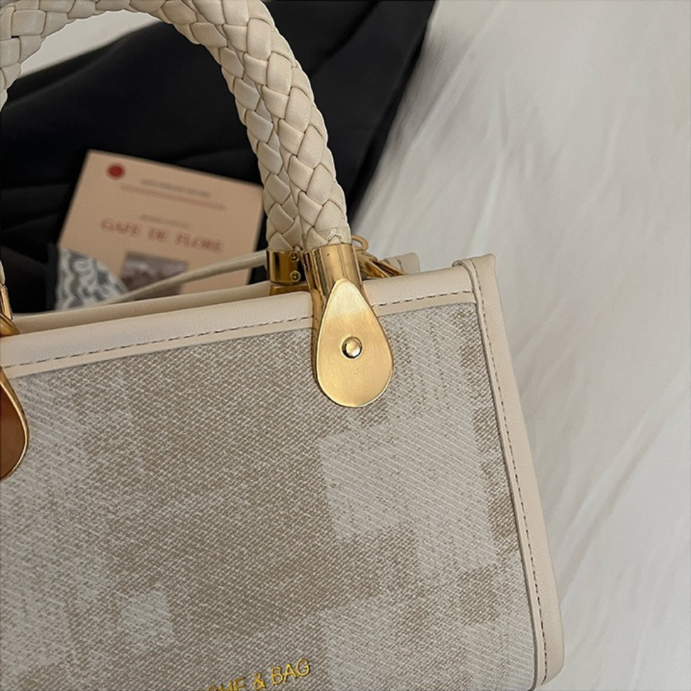 Laurel Braided Handle Mini Handbag — Sernelle — view 23