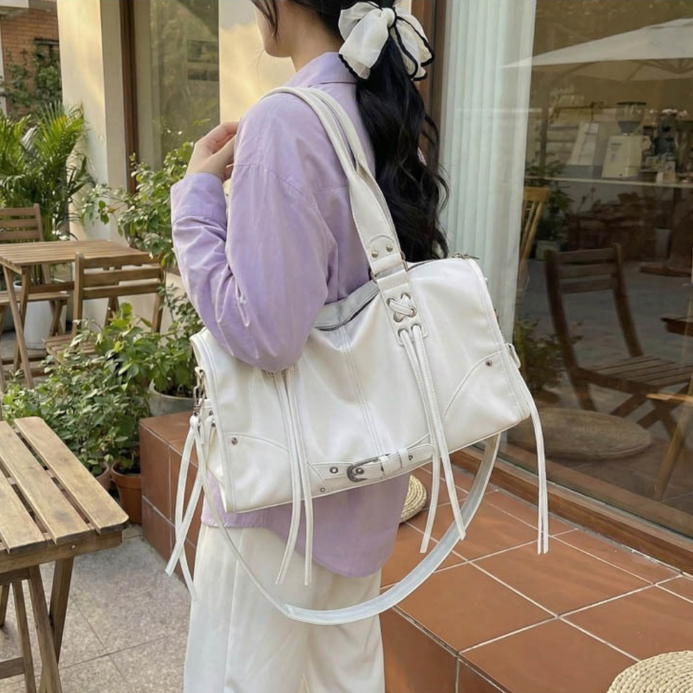 Helena Glossy Handbag — Sernelle — view 8
