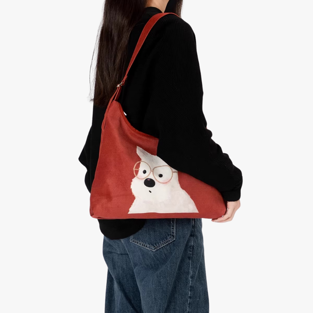Carmen Illustrated Shoulder Bag — Sernelle — view 3
