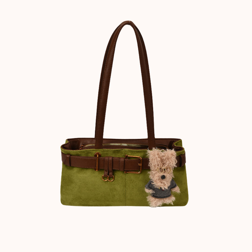 Alina Cat Charm Shoulder Bag — Sernelle