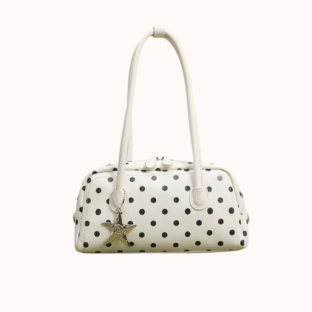 Georgia Polka Dot Barrel Bag — Sernelle — view 5