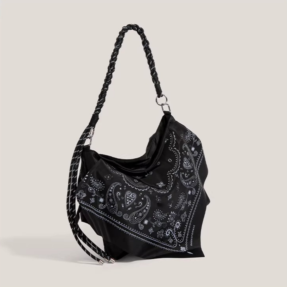 Bonnie Bandana Print Shoulder Bag — Sernelle — view 9
