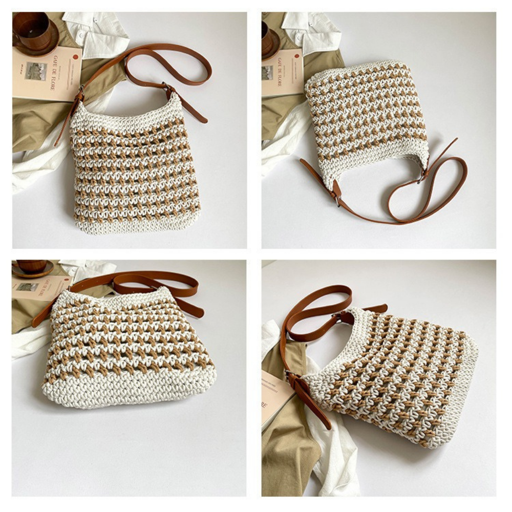 Emeline Woven Shoulder Bag — Sernelle — view 19