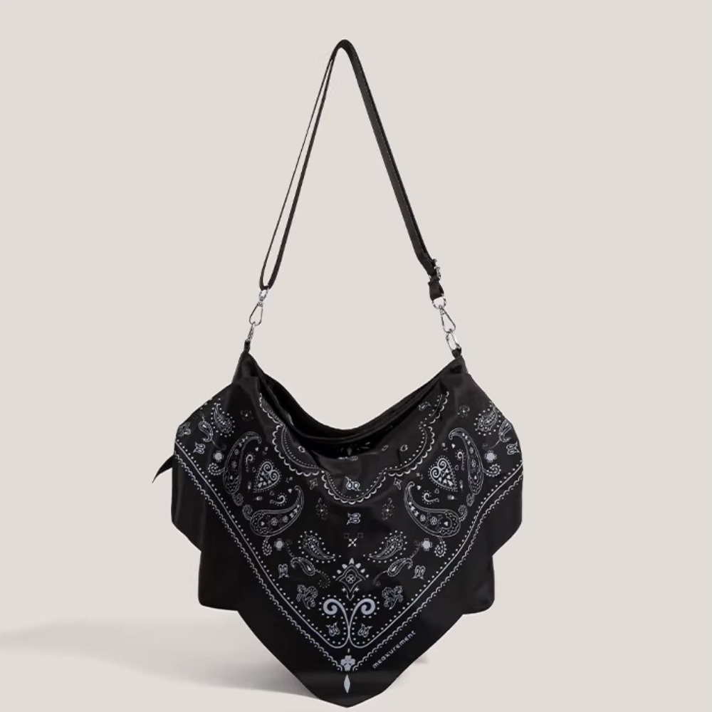 Bonnie Bandana Print Shoulder Bag — Sernelle — view 10