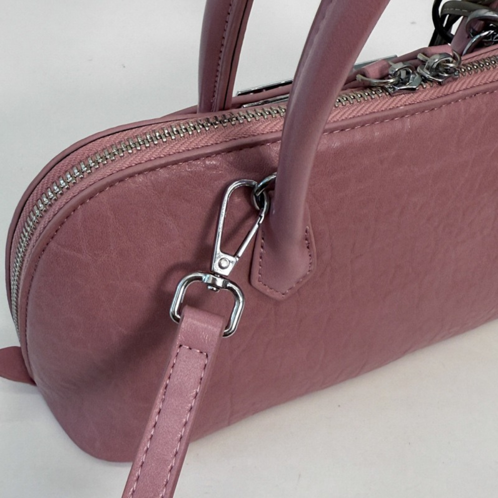 Leonie Lock Detail Mini Handbag — Sernelle — view 25