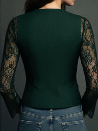 Noemi | Jacket with Semi-Transparent Sleeves