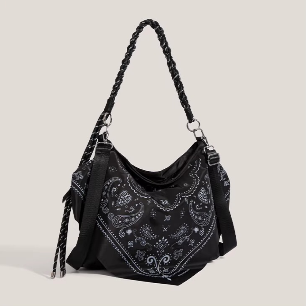 Bonnie Bandana Print Shoulder Bag — Sernelle — view 6