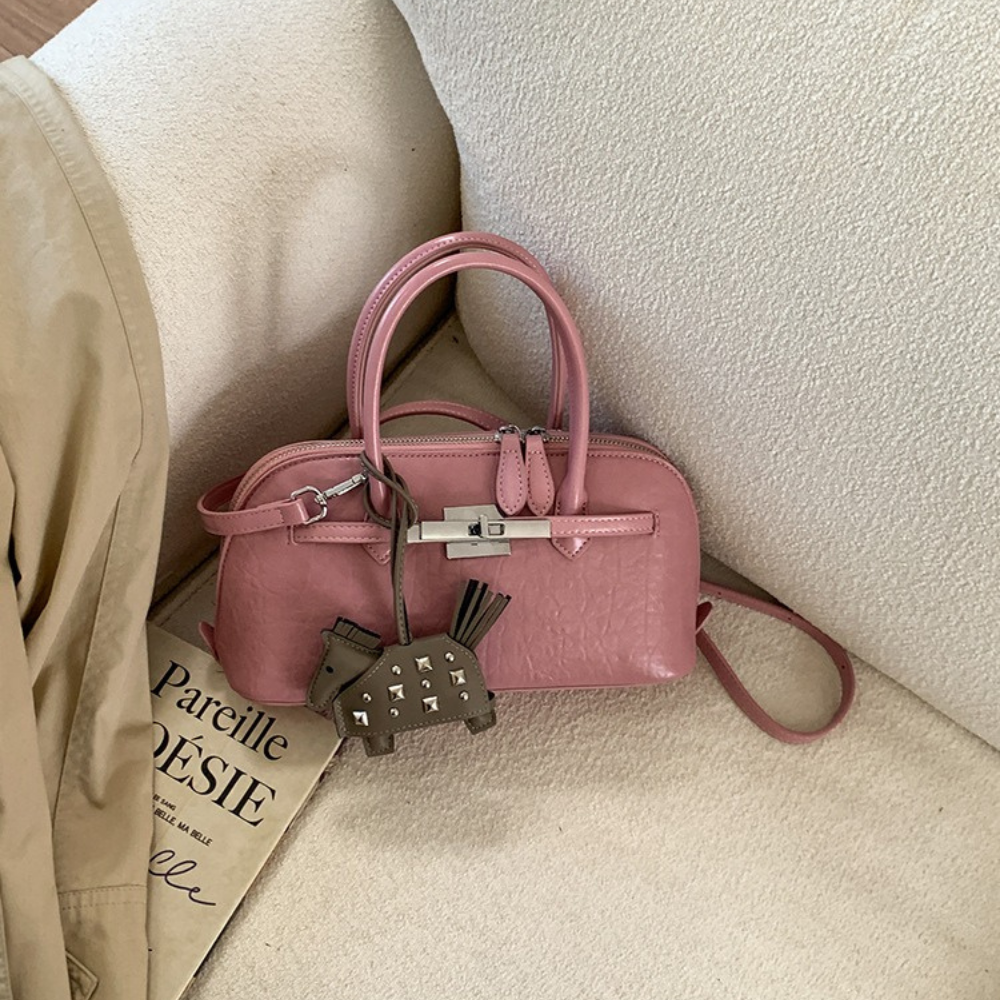 Leonie Lock Detail Mini Handbag — Sernelle — view 22