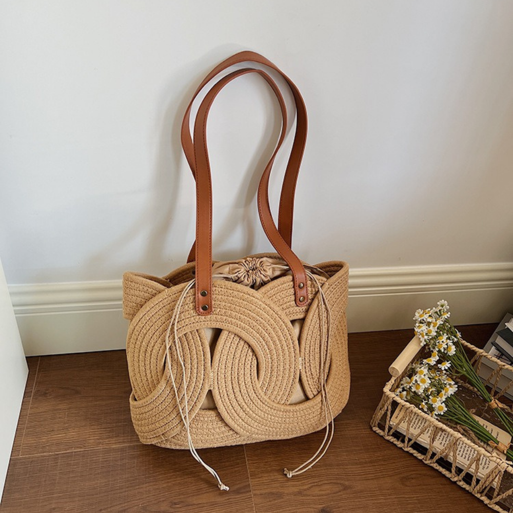 Naomi Woven Shoulder Bag — Sernelle — view 11