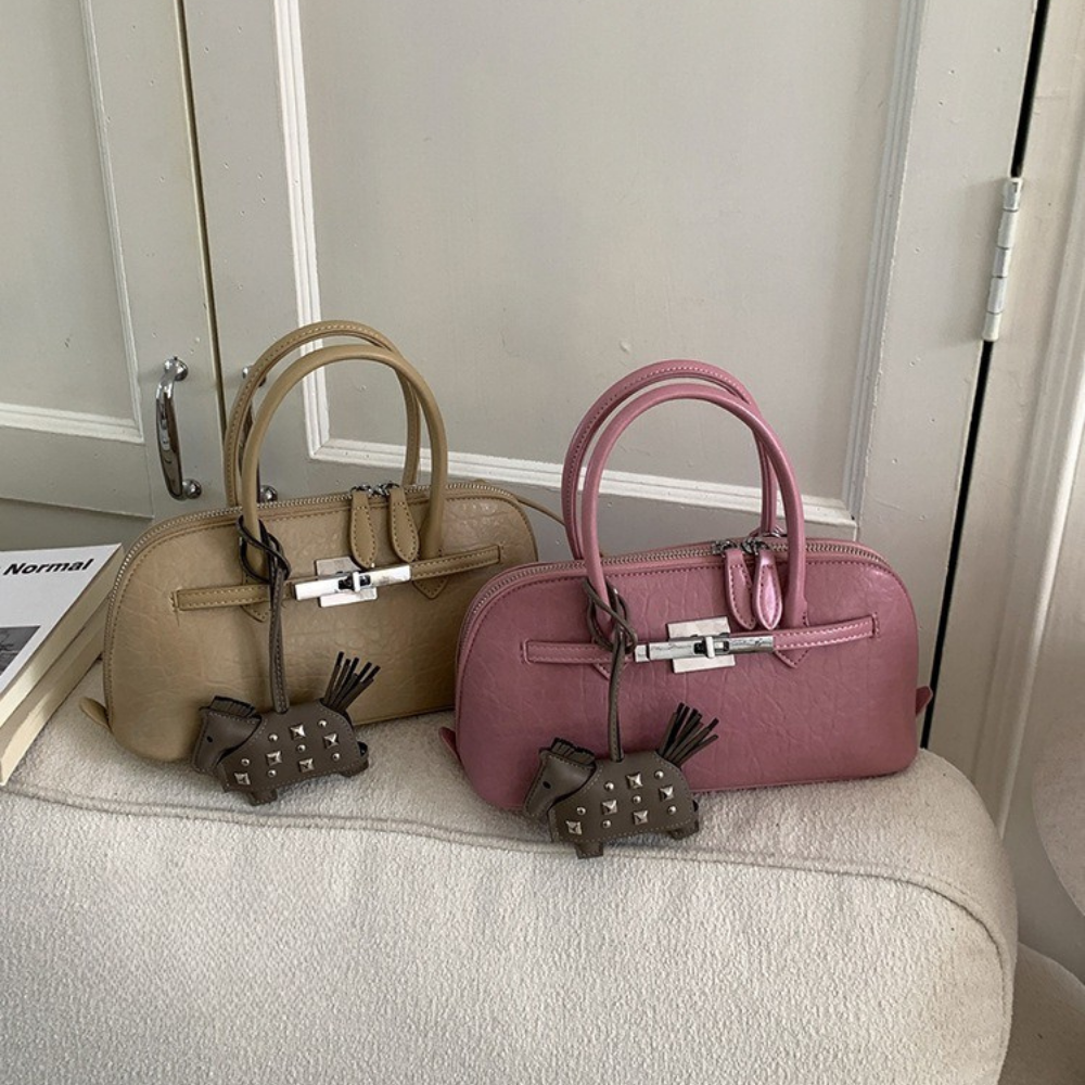 Leonie Lock Detail Mini Handbag — Sernelle — view 6