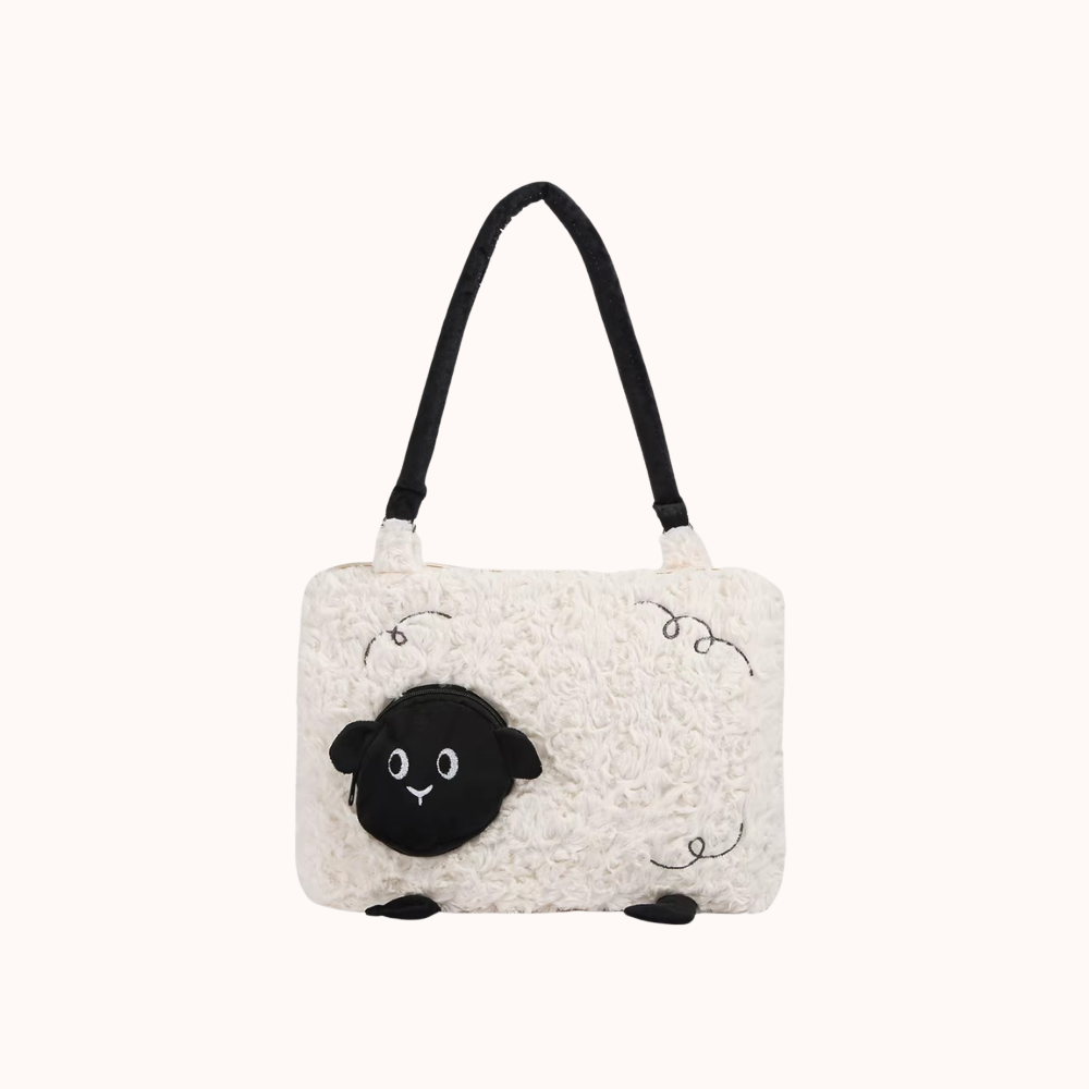 Brooke Plush Sheep Shoulder Bag — Sernelle