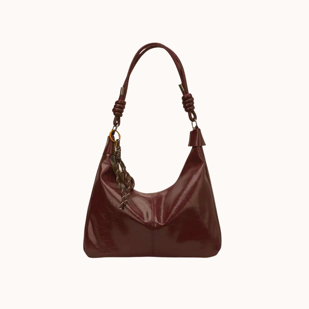 Nerine Glossy Hobo Bag — Sernelle — view 4