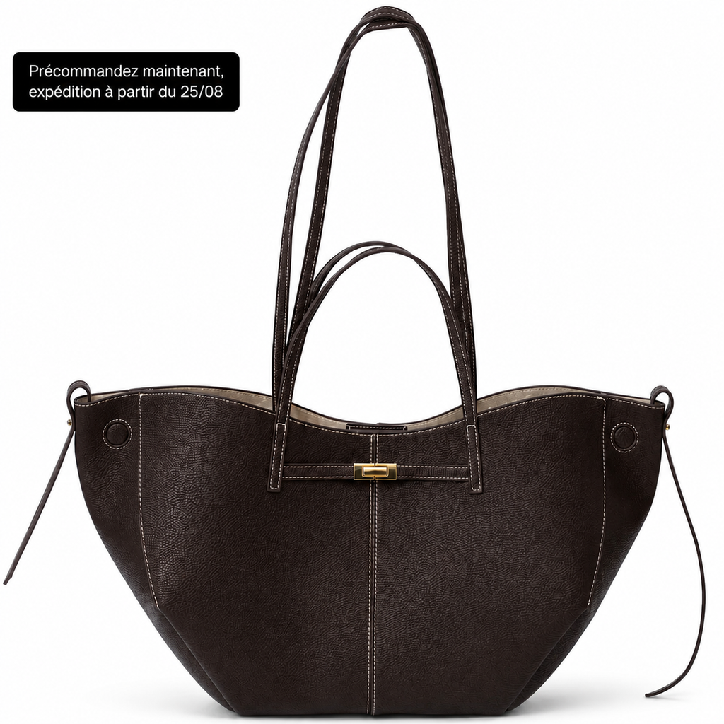 Delia Pebbled Tote Bag