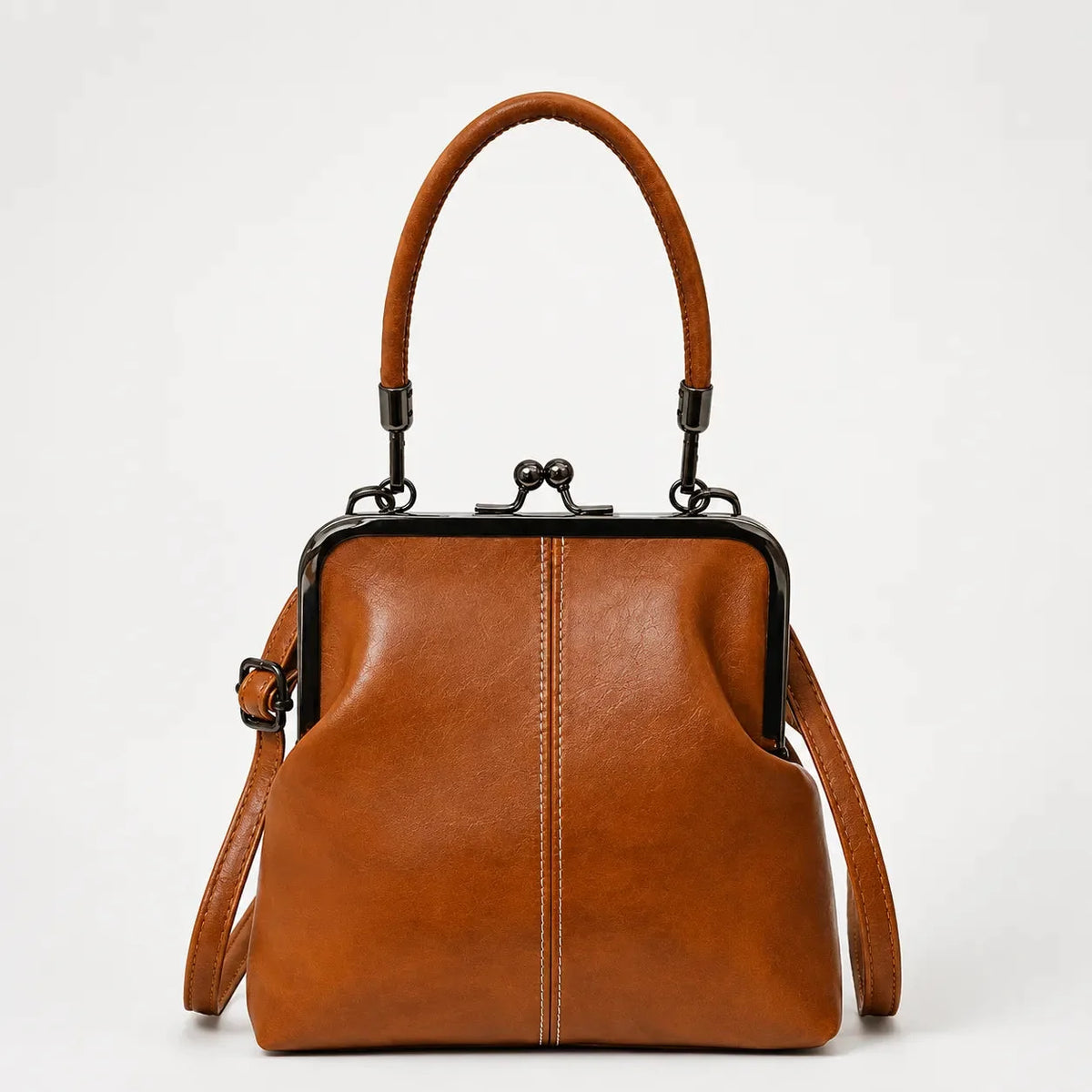 Marenza – Vintage Kiss-Lock Crossbody Bag