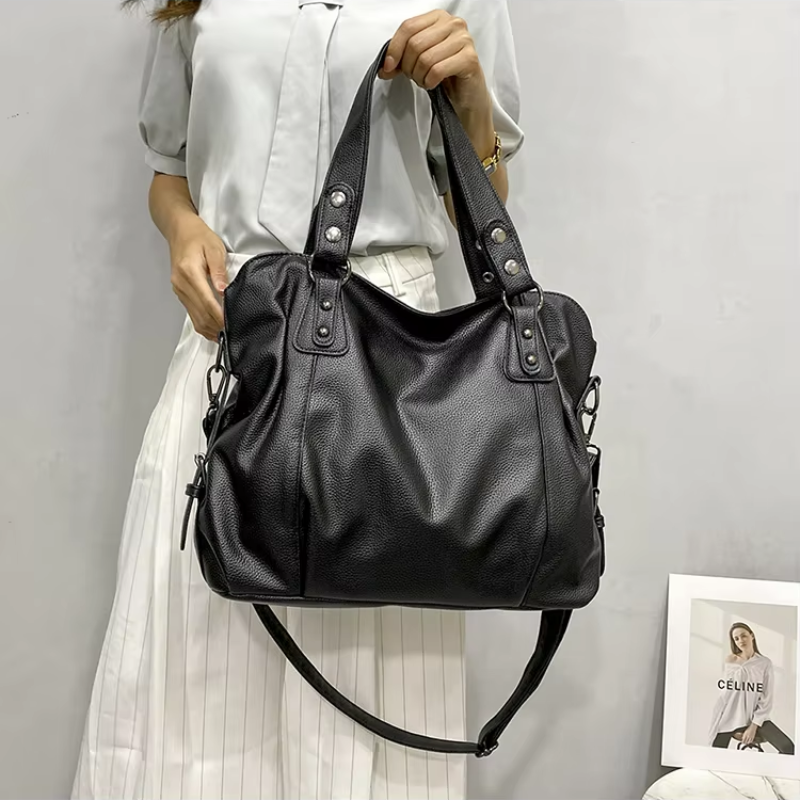 Mona Soft Pebbled Handbag