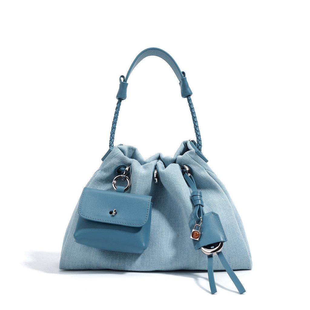 Zadie Denim Patchwork Hobo Bag