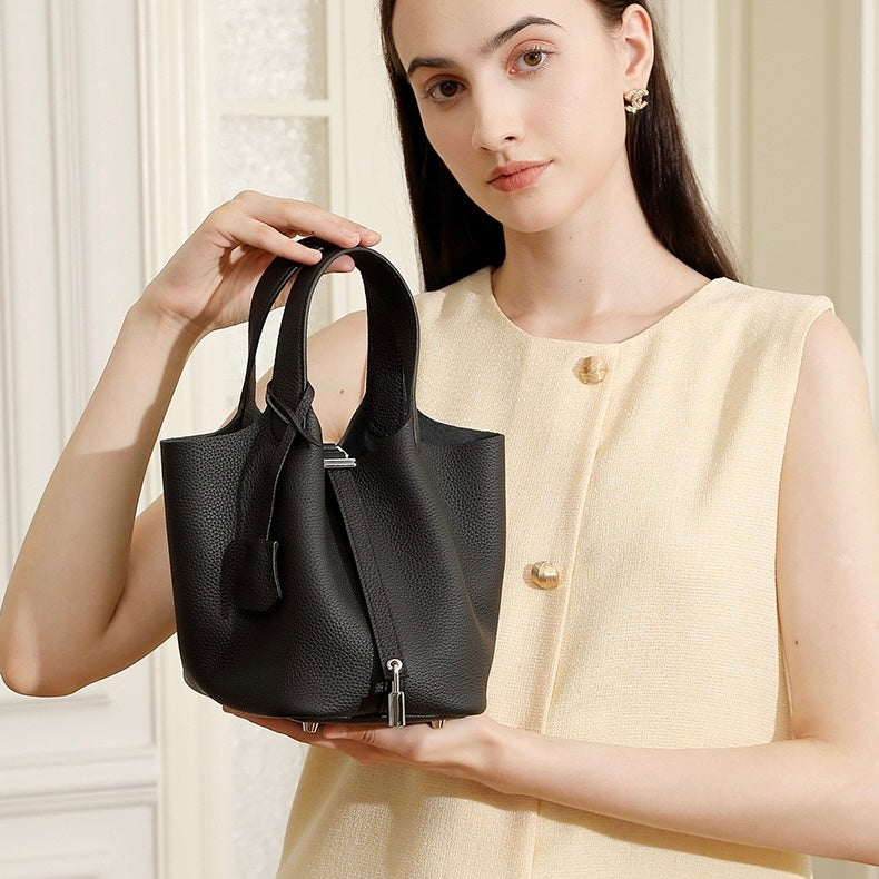 Willa Leather Basket Bag