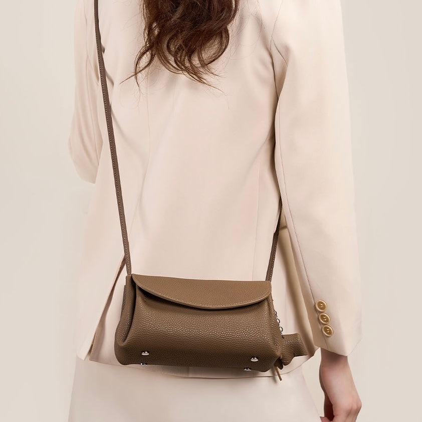 Rosa Elephant Charm Crossbody Bag