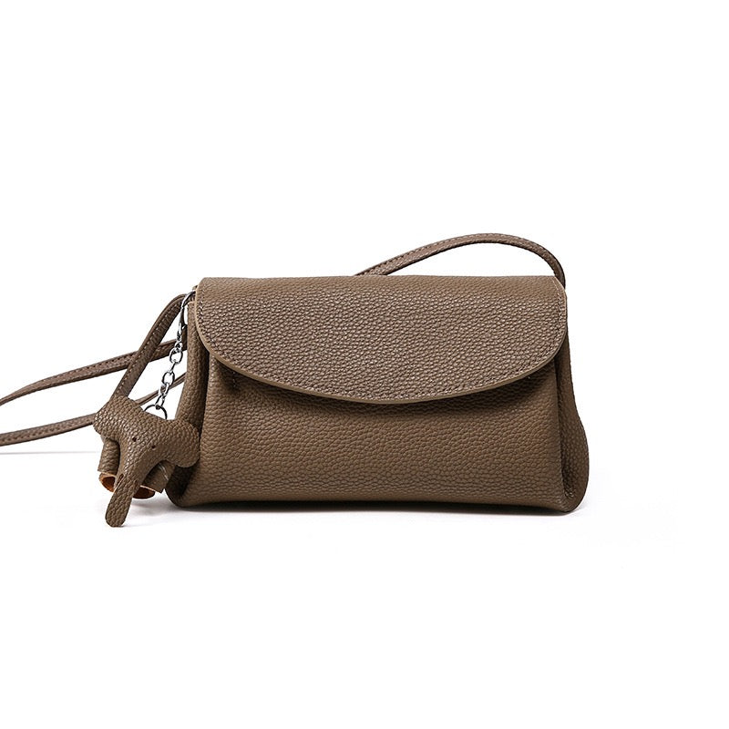 Rosa Elephant Charm Crossbody Bag