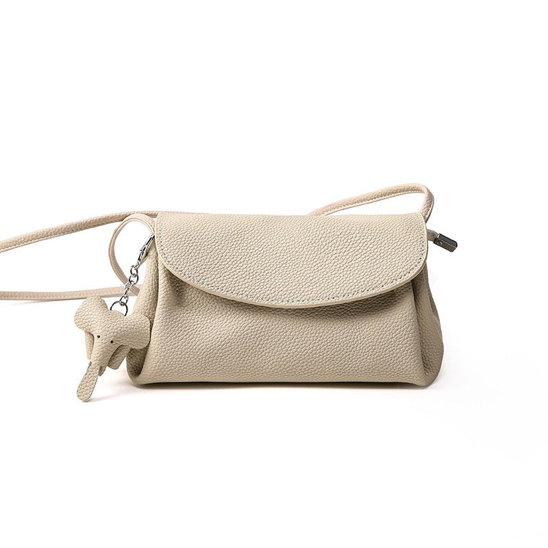 Rosa Elephant Charm Crossbody Bag