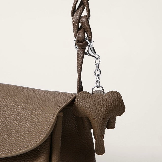 Rosa Elephant Charm Crossbody Bag