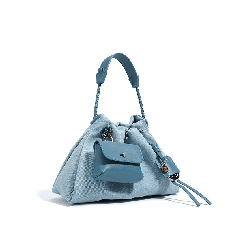 Zadie Denim Patchwork Hobo Bag