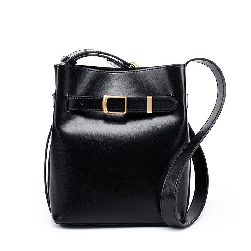 Marnie Vintage Leather Bucket Bag