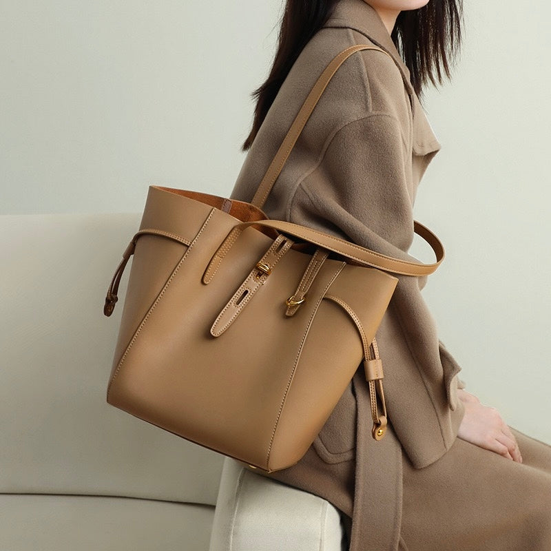 Alix Vintage Lock Tote Bag