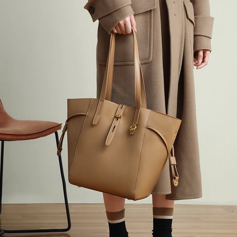 Alix Vintage Lock Tote Bag