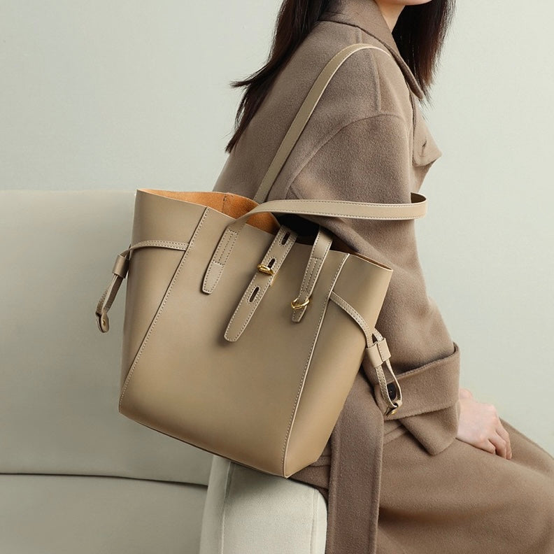 Alix Vintage Lock Tote Bag