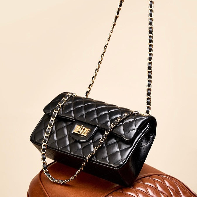 Esme Quilted Leather Shoulder Bag