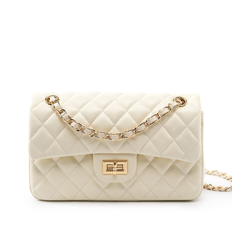 Esme Quilted Leather Shoulder Bag