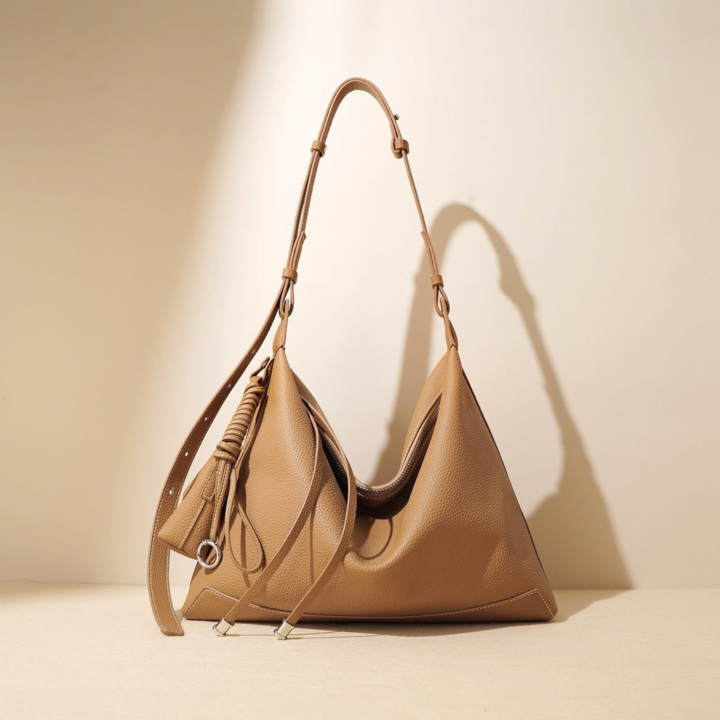 Gwen Leather Dumpling Tote Bag
