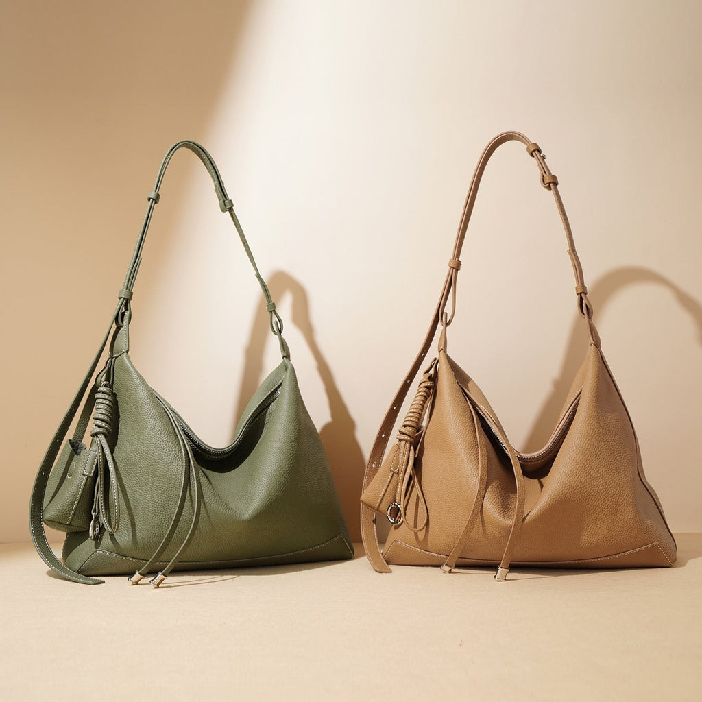 Gwen Leather Dumpling Tote Bag