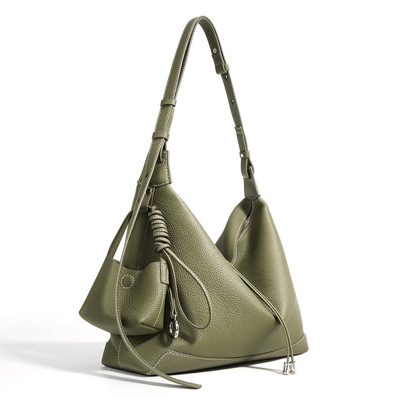 Gwen Leather Dumpling Tote Bag