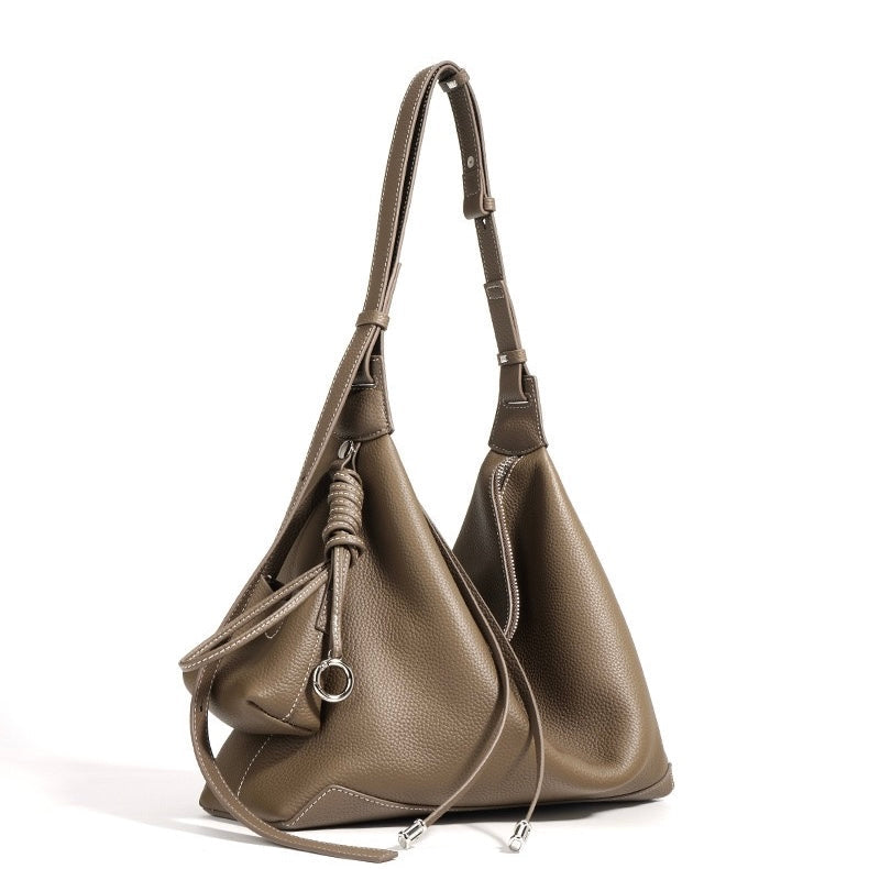 Gwen Leather Dumpling Tote Bag