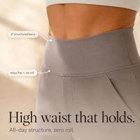 Wren – High-Waisted Tailored Bermuda Shorts with Pockets