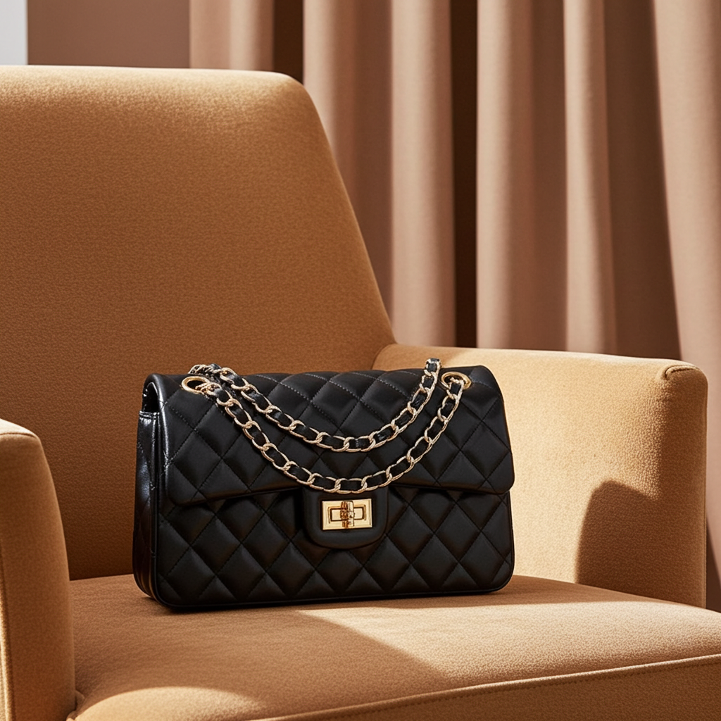 Esme Quilted Leather Shoulder Bag