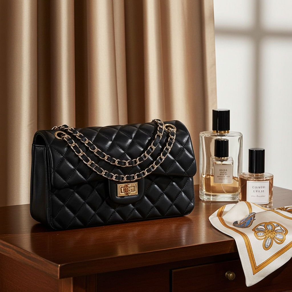Esme Quilted Leather Shoulder Bag