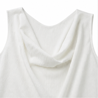 Solenne – Cowl Neck Mini Dress with Pockets