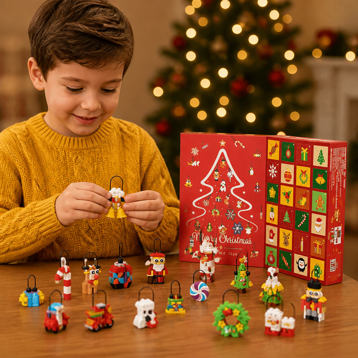 Christmas Ornament Building Block Advent Calendar – 24 Days of Mini Builds