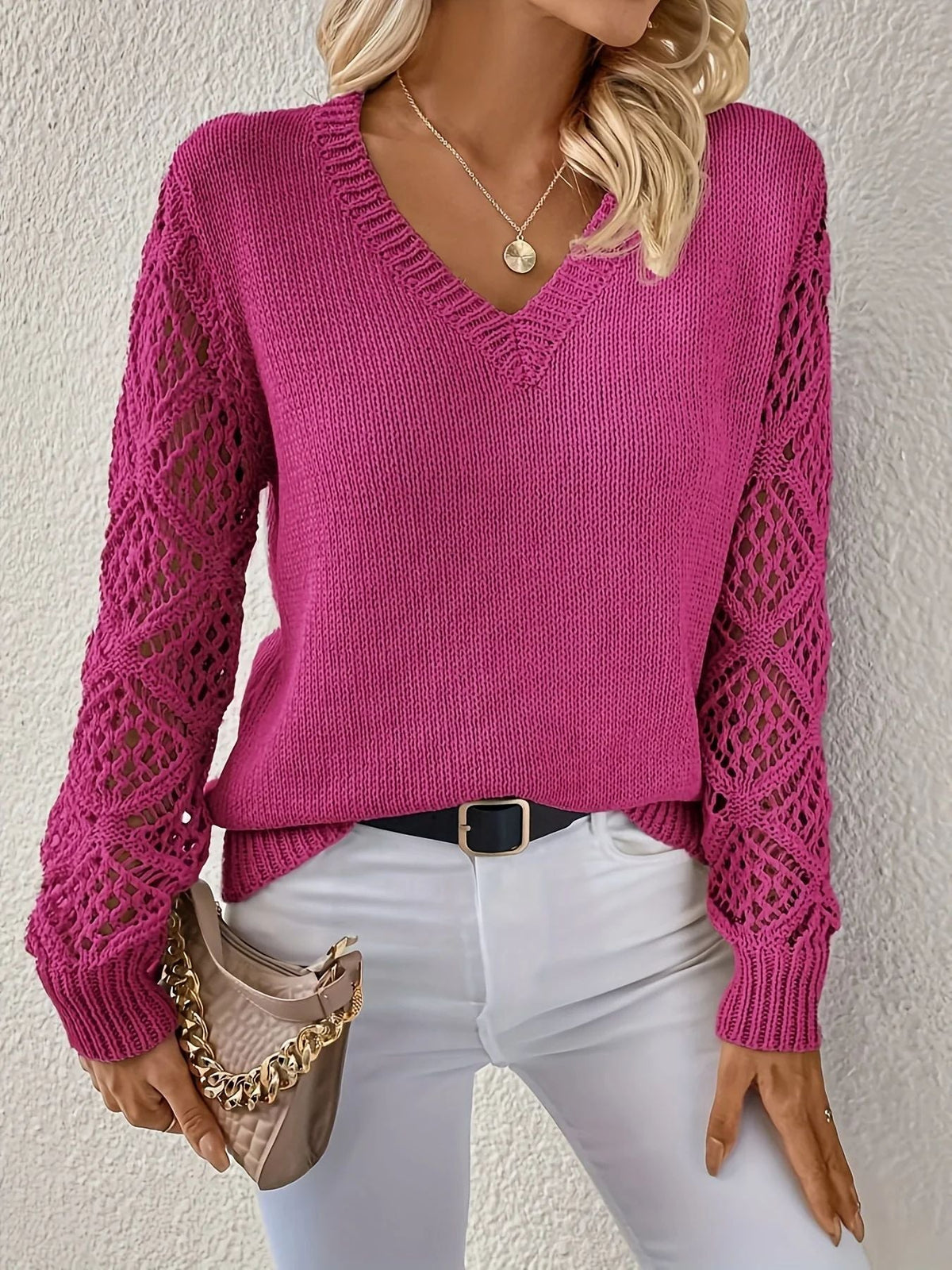 Erin – Soft V-Neck Sweater