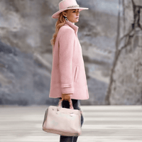 Odette – Plush Fleece Zip-Up Jacket