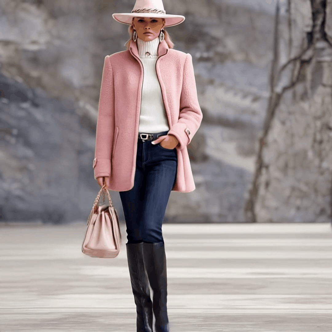Odette – Plush Fleece Zip-Up Jacket