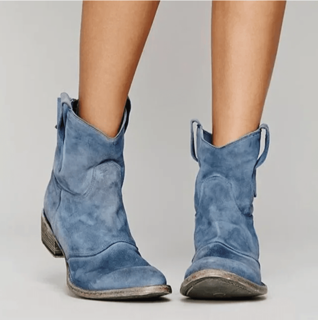 Charlotte – Orthopedic Suede and Cotton Ankle Boot