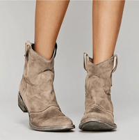 Charlotte – Orthopedic Suede and Cotton Ankle Boot
