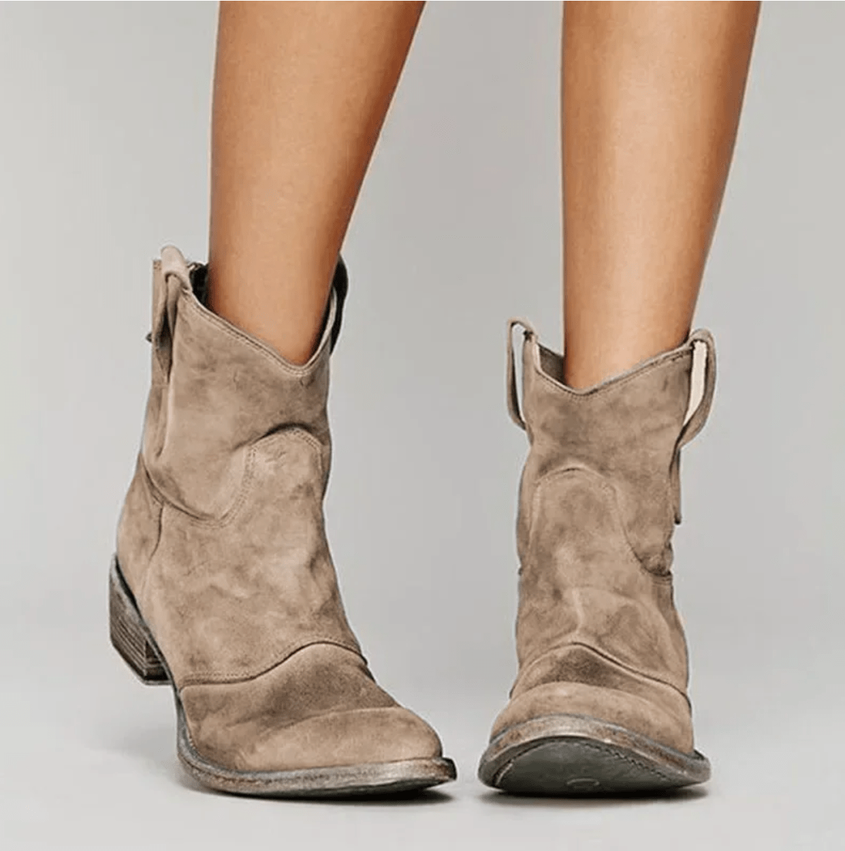 Charlotte – Orthopedic Suede and Cotton Ankle Boot