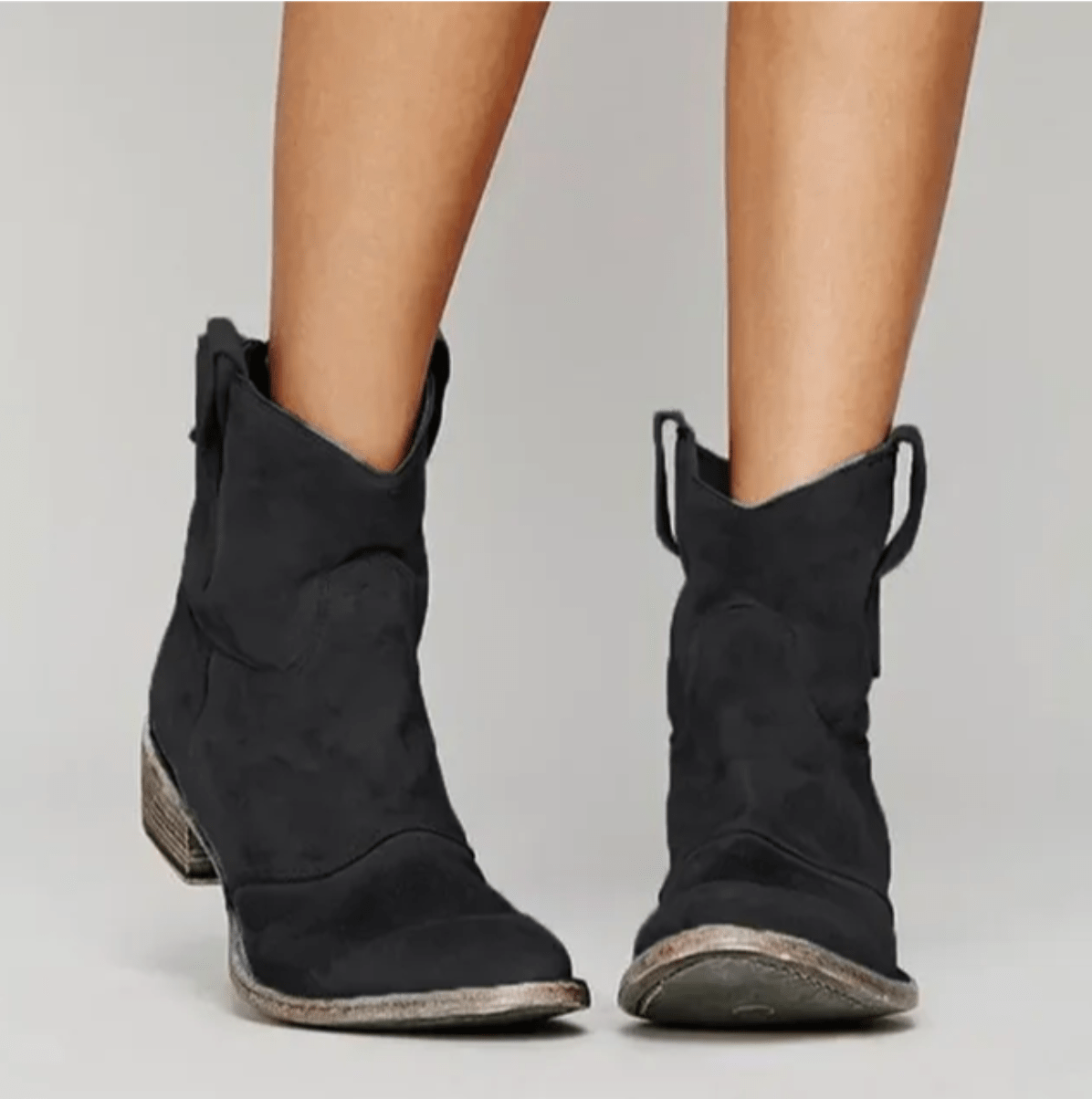 Charlotte – Orthopedic Suede and Cotton Ankle Boot