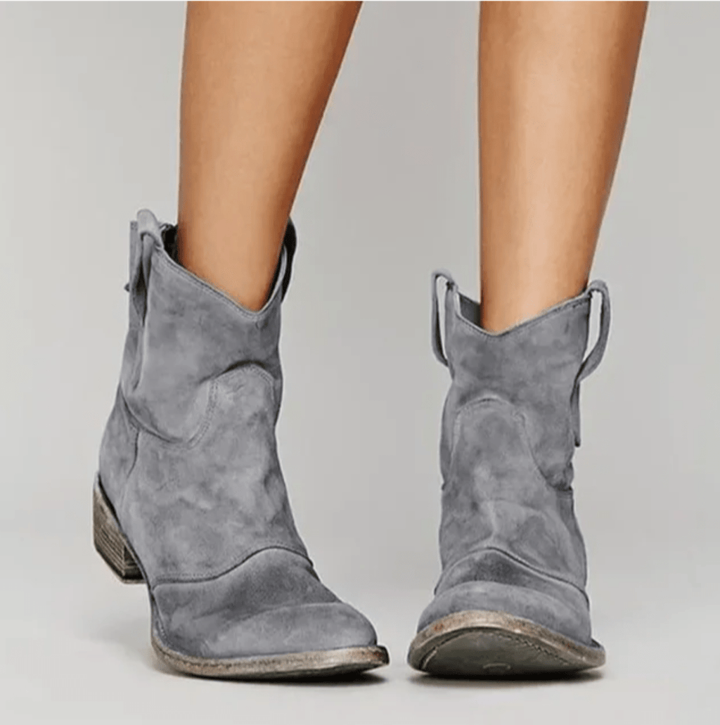 Charlotte – Orthopedic Suede and Cotton Ankle Boot