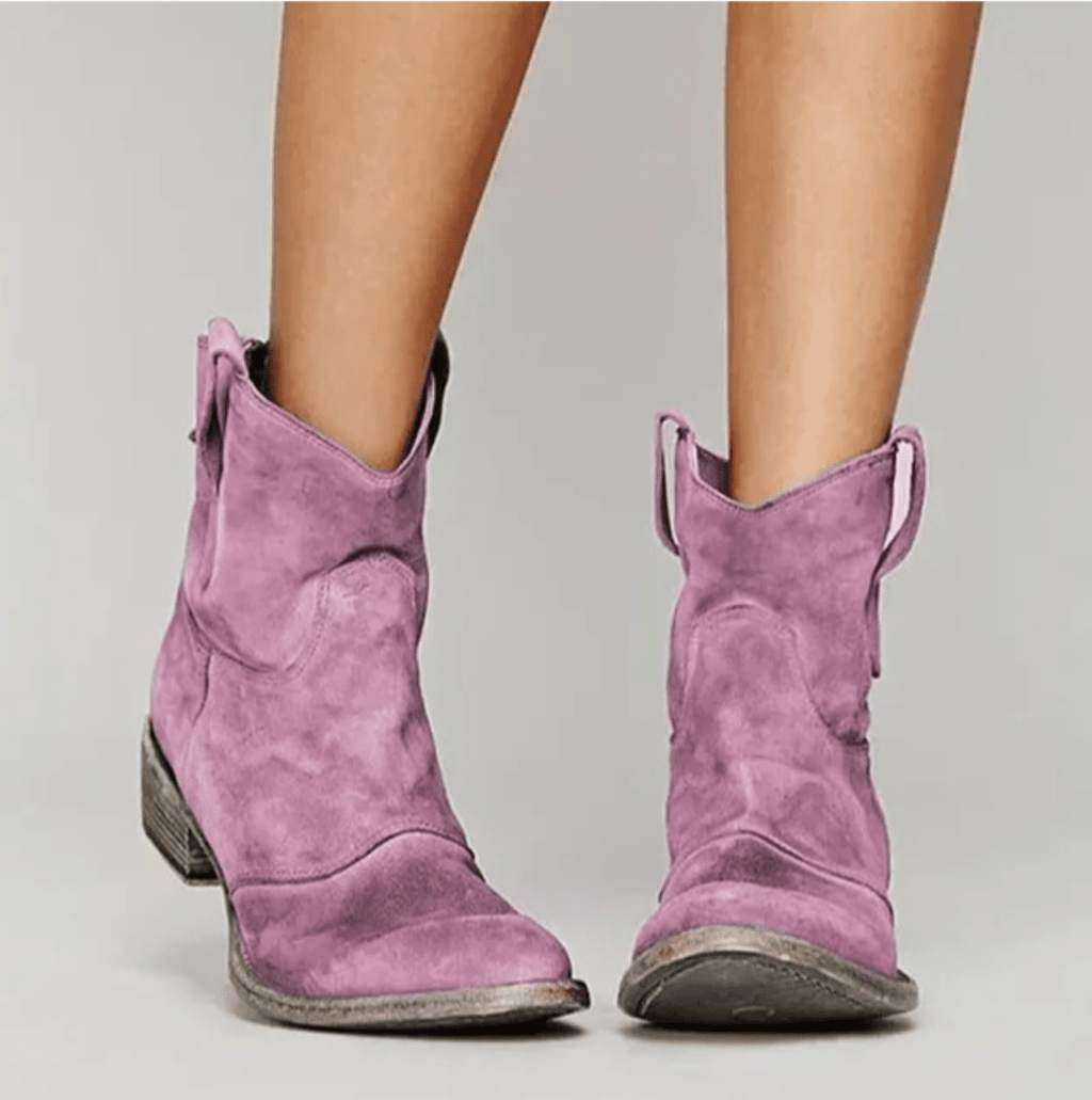Charlotte – Orthopedic Suede and Cotton Ankle Boot